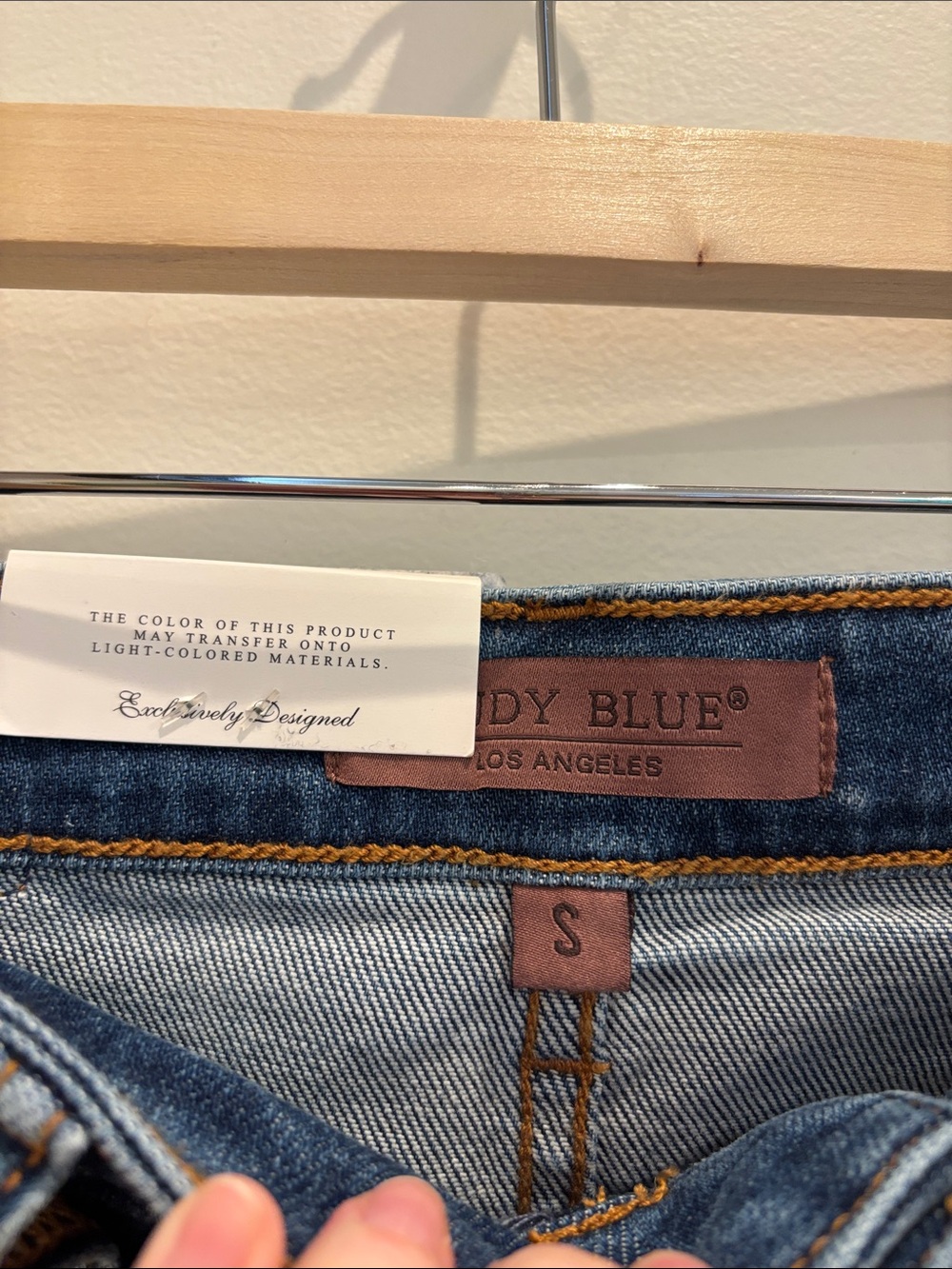 Judy Blue Cutoff Denim Shorts High Waist NWT Size Small - Picture 4 of 6